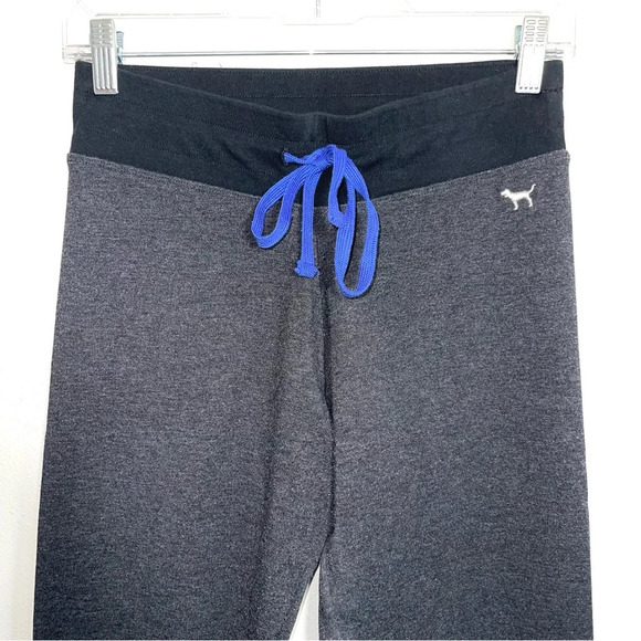 PINK Victoria’s Secret Dark Gray Drawstring Essential Legigngs Small Women’s - Picture 3 of 12